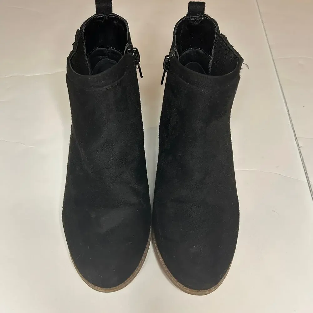 Nordstrom Girls Black Suede Bootie 2